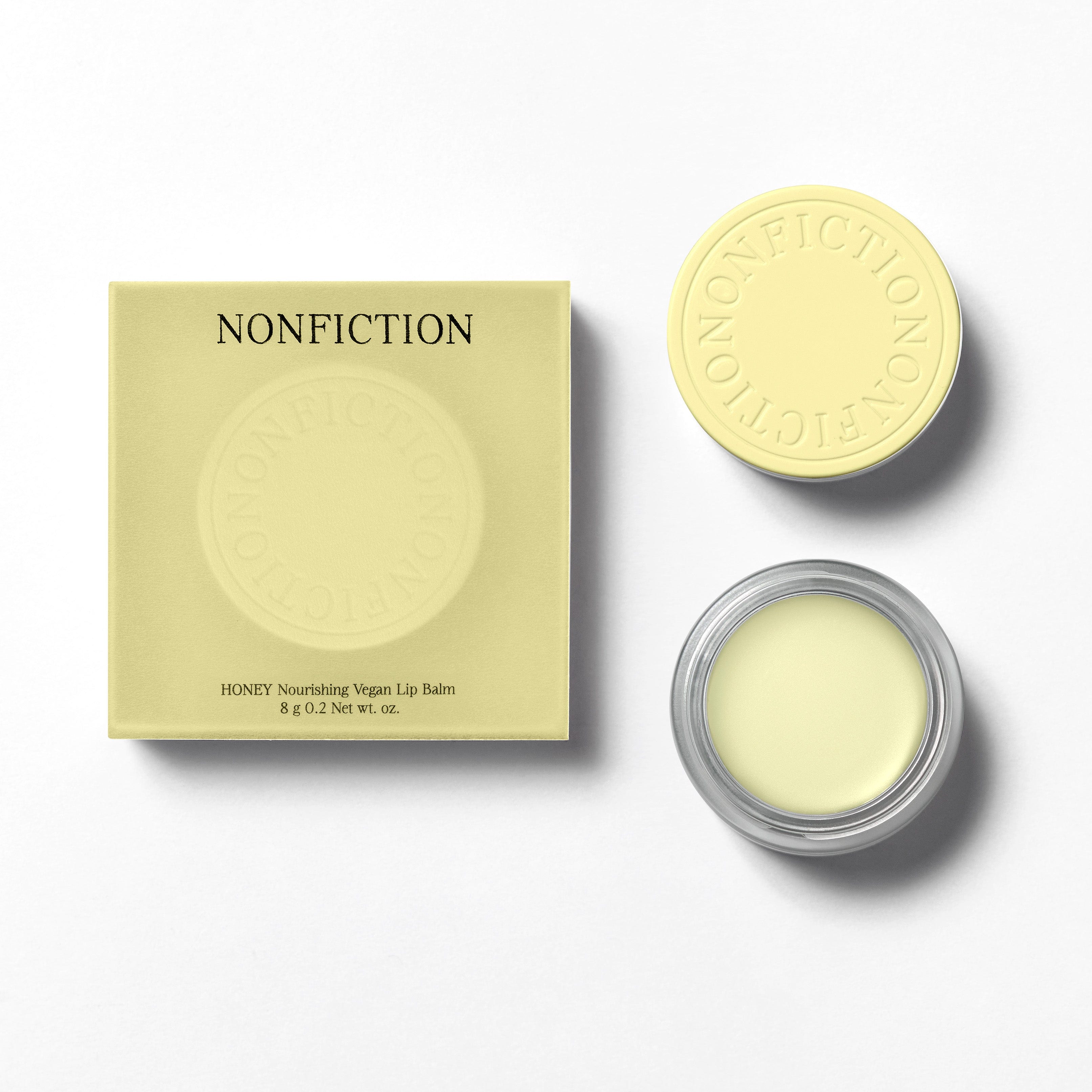 NONFICTION Lip Balm 8g / 0.2 wt. oz. HONEY Nourishing Vegan Lip Balm